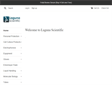 Tablet Screenshot of lagunascientific.com